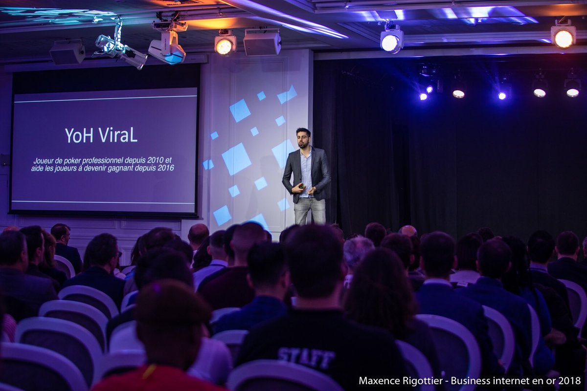 Pour fêter l’annonce de la conférence « le Mental au Poker » que je donnerai à Paris le samedi 19 octobre yohviral.fr/mentalpoker j’offre 5 places pour y assister, pour gagner il faut simplement retweeter. 
Pense à m’avoir follow pour que je puisse te DM