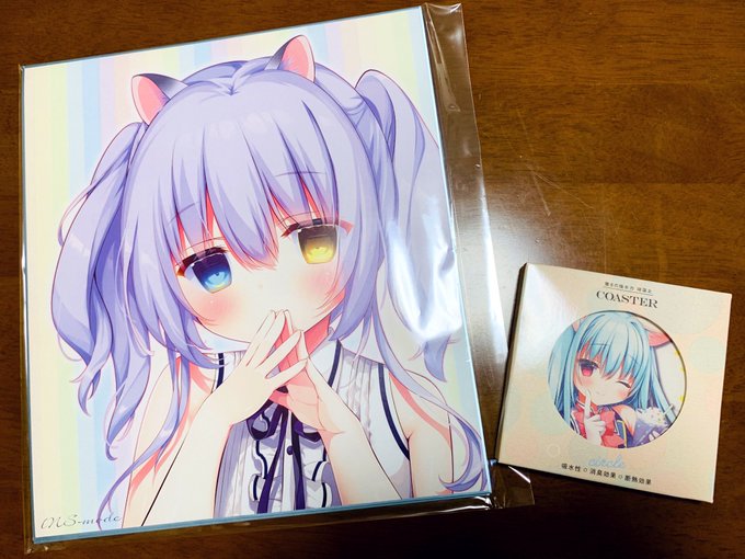 みみけ、新刊セットの色紙とFANBOX限定特典珪藻土コースター届きました😊
すっごく綺麗で可愛く仕上がって嬉しい!
色紙は直筆サインいれます🥰🖋 