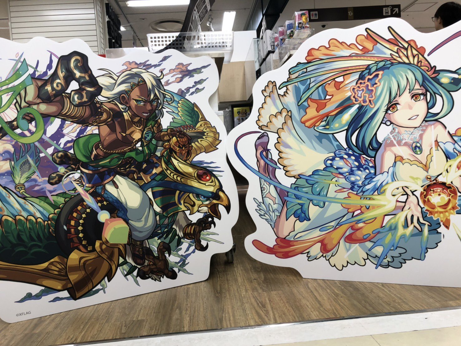 東急ハンズ名古屋店 10階 モンスターストライク スペシャルポップアップストア モンストグッズを税込5 000円お買い上げ毎に 展示中のスタンディパネル が当る抽選券を レジにてお渡ししています 是非ご応募ください モンスターストライク