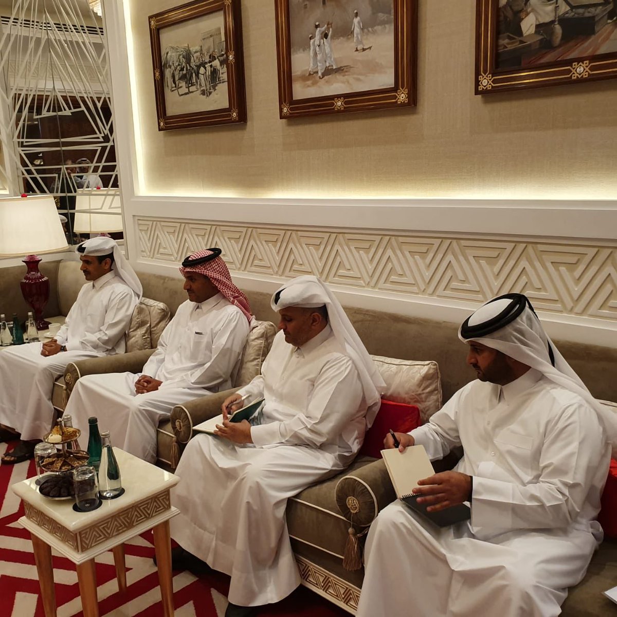 We discussed the existing arrangements for purchase of LNG from Qatar and agreed to work beyond the buyer-seller relationship in hydrocarbon sector. We also discussed to collaborate with Qatar to develop an energy efficient environment to transform India into a gas-based economy.