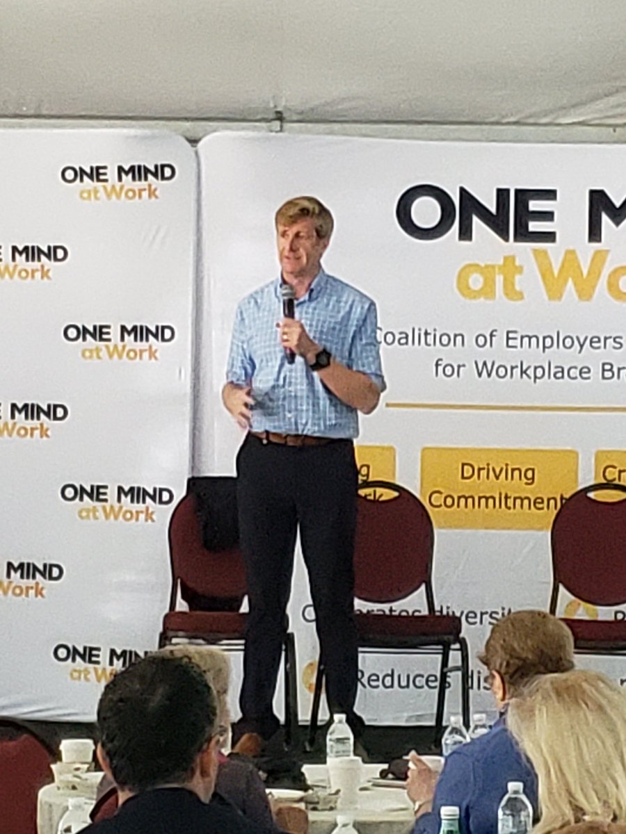 kennedyforum's tweet photo. .@PJK4brainhealth gives the keynote address to kick off day 2 of #OneMindatWork #2019GlobalForum! @1mind4research https://t.co/a6QIV7RTxW