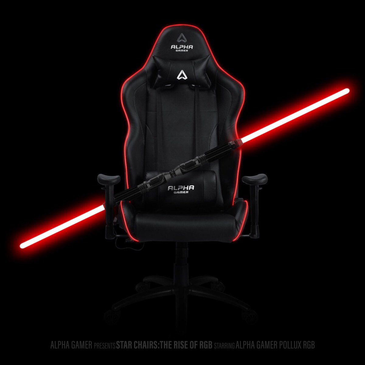 Star Chairs: The Rise of RGB. In a cinema near you #gaming #gamingchair