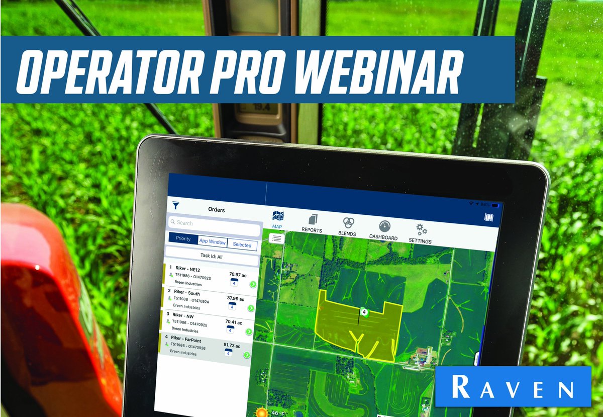 Don't miss the Operator PRO Webinar. Wednesday September 18th. 9 am EST (8 am CST). Email Support@agsync.com to sign up.