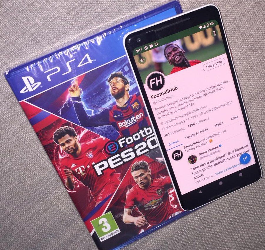 We're giving away a copy of PES 2020 on PS4. For a chance to win Simply RT and follow us to enter. Winner announced Friday 17:00👍🏼