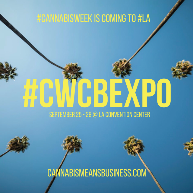 GetEnlightenTV's tweet photo. @CWCBExpo is taking place 9/25 - 9/28 at the #LA Convention Center!
REGISTER HERE: https://t.co/j4aXOB5aTu.
PROMO CODE "LAEXPO19" for 20% off a 3-Day Super Saver Pass - and experience #CannabisWeek with the #CWCBExpo later this month in Los Angeles!
#getenlightentv @ConventionLA https://t.co/g4gJTGAqUe
