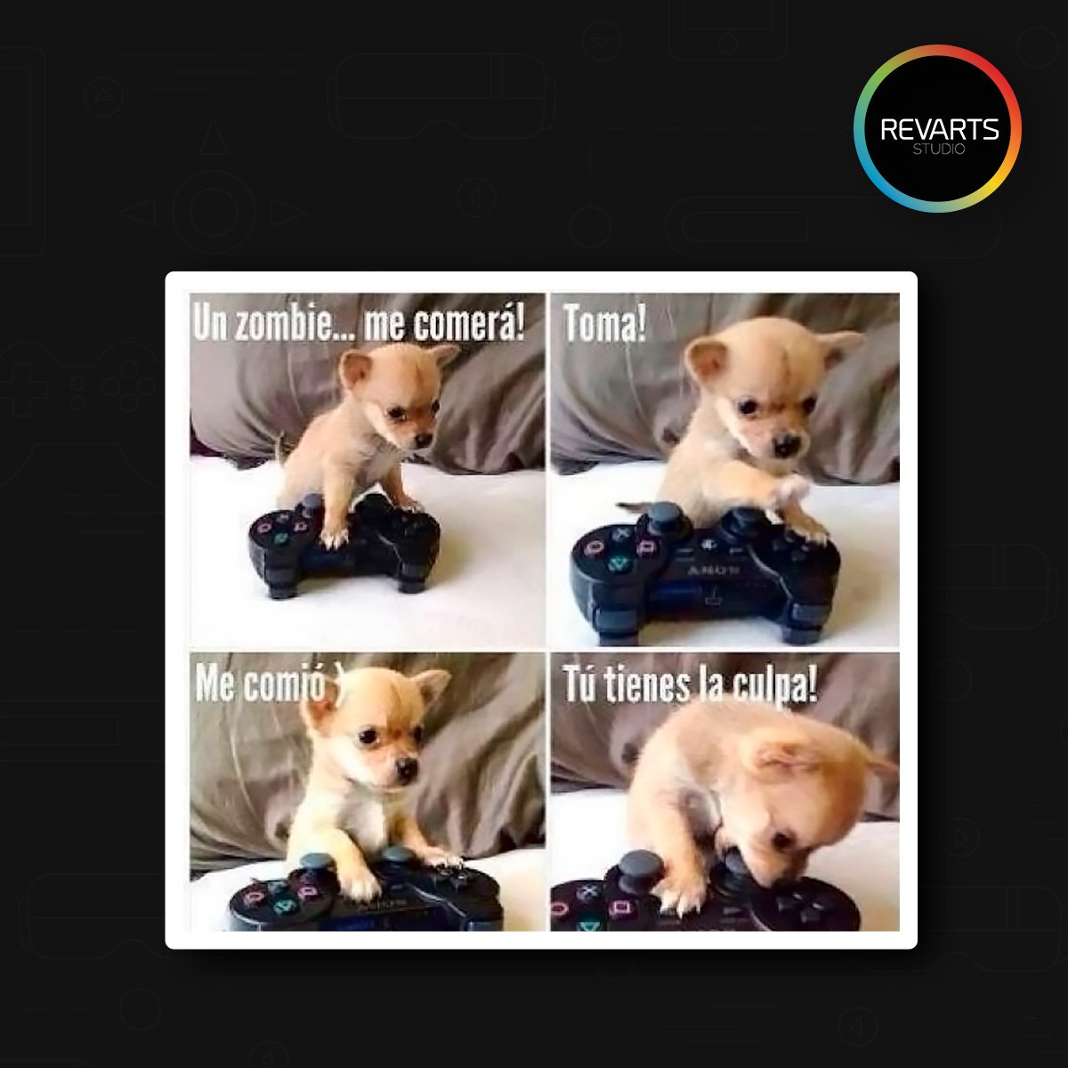 RevartsStudio's tweet photo. No es justificación pero el 🎮 es el único culpable de las muertes en el juego.  😅 #FelizJueves https://t.co/vdrOFUqD14