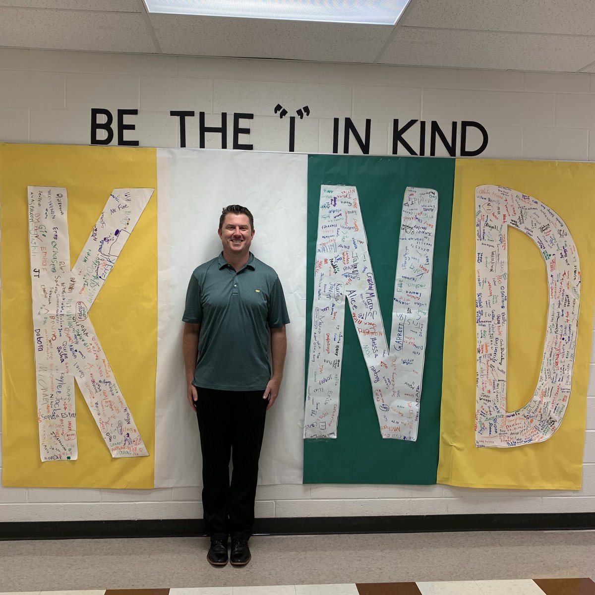 Our #IBcaring community is signing the #noplaceforhate pledge and being the I in kind. Stop over and share your picture! #ibpyp #mcps #CGESbeIB
