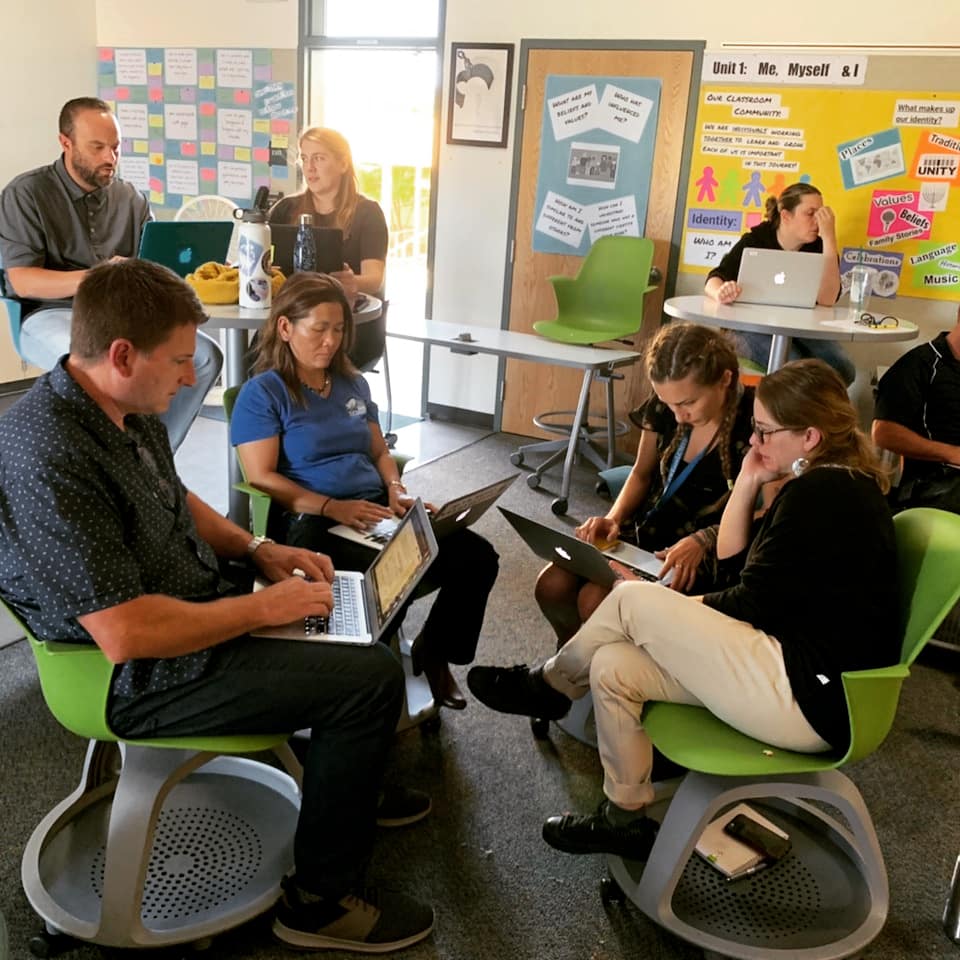HallMiddle's tweet photo. Department gatherings at Hall to coordinate peer observations and common learning targets for our students. It is always invigorating when we work together! #WeAreLCMSD #hallmiddle #commonplanning #goalsetting https://t.co/HJ5s1ehfSq
