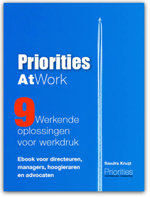 Zojuist verstuurde ik in de nieuwsbrief van Priorities als cadeau voor trouwe lezers het Ebook Priorities at Work. Wil je deze ook ontvangen? 9 Werkende Oplossingen voor Werkdruk uit mijn praktijk. DM mij en ik stuur het graag toe.