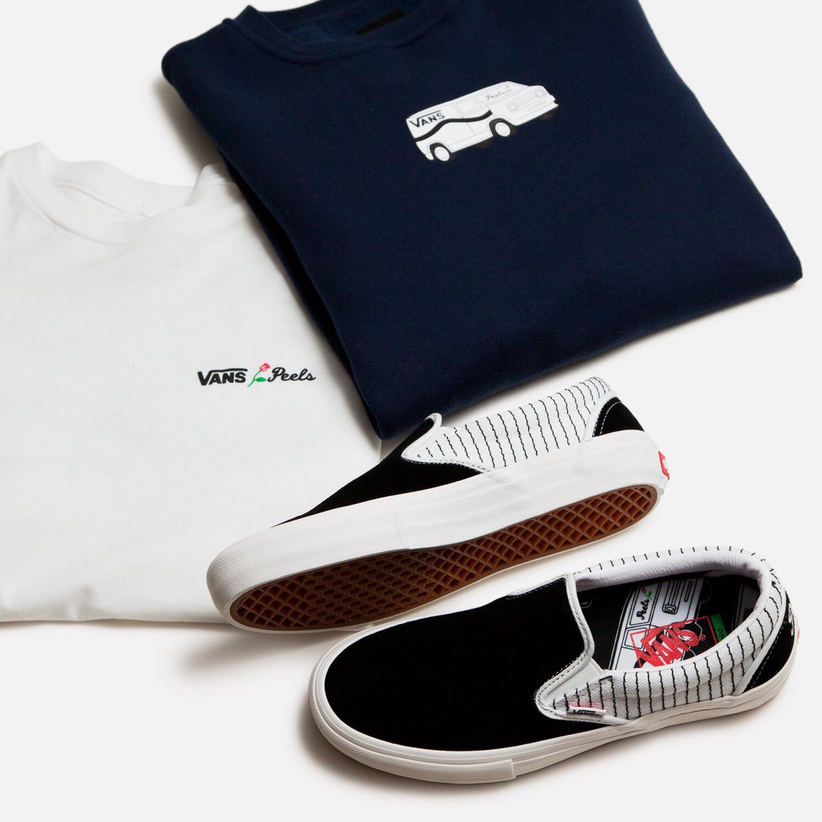 vans x peels slip on