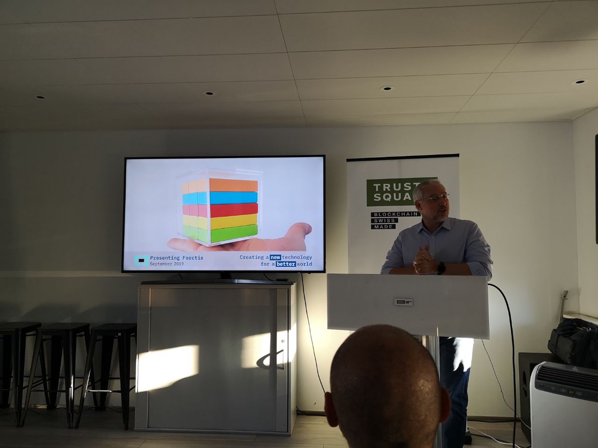forctis_io's tweet photo. Ongoing MeetUp @Trust_Square presenting our full MVP. $ares $gens #forctis https://t.co/dUMJdcYY9d