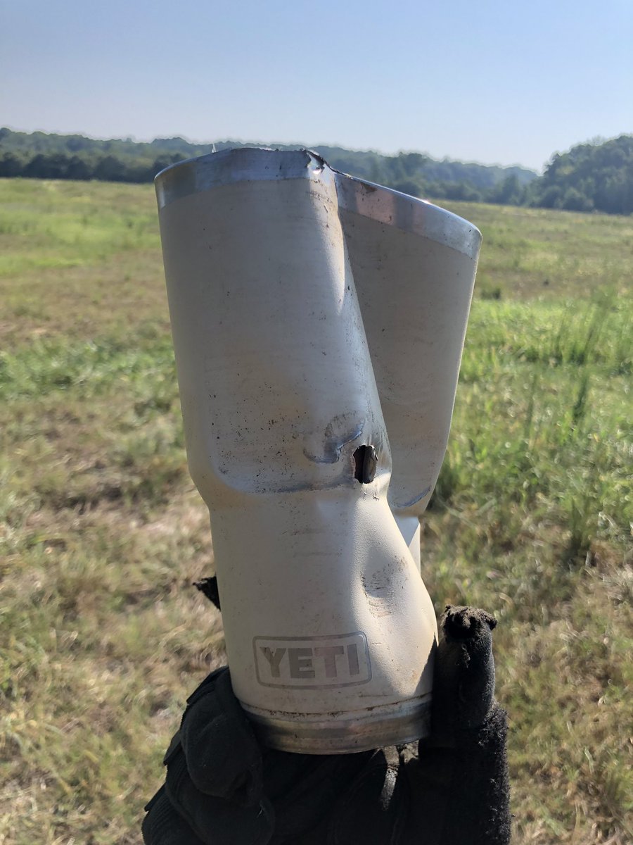 Hey <a href="/YETICoolers/">YETI</a> - is this covered under your warranty? 😳 Bush Hog - 1; Yeti - 0