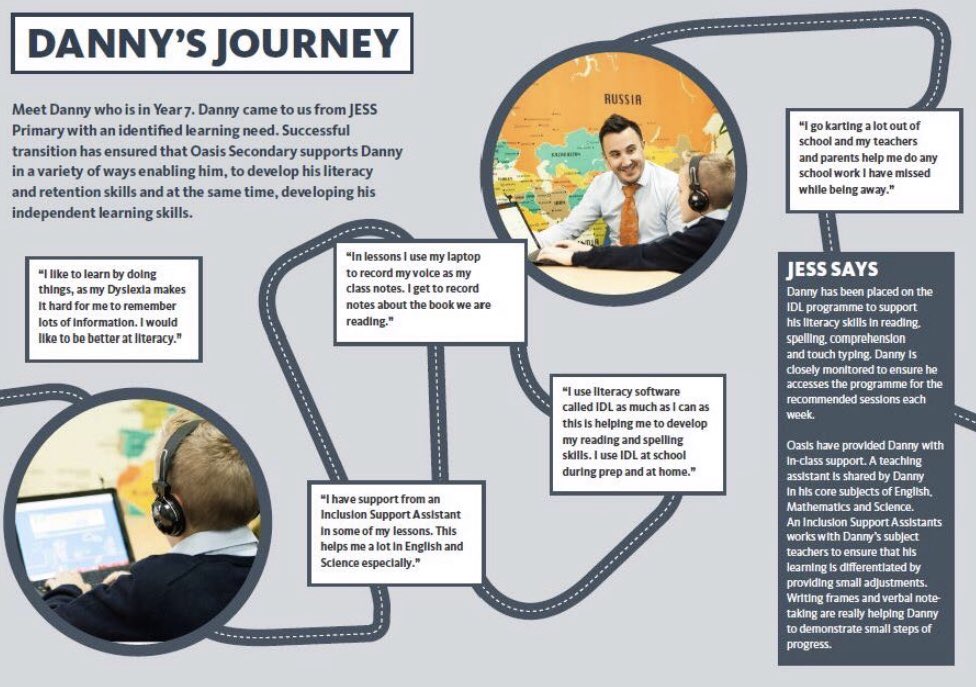 JESSOasisDept's tweet photo. Our new online booklet outlines the ways in which we ‘engage, enable & enrich’ student’s learning. Written for parents & children, we share examples of the ways in which a personalised ‘whole child’ approach leads to success. #JESSincludes #inclusion #SEND https://t.co/rrZLTXktnG https://t.co/nna3Y9dzHn