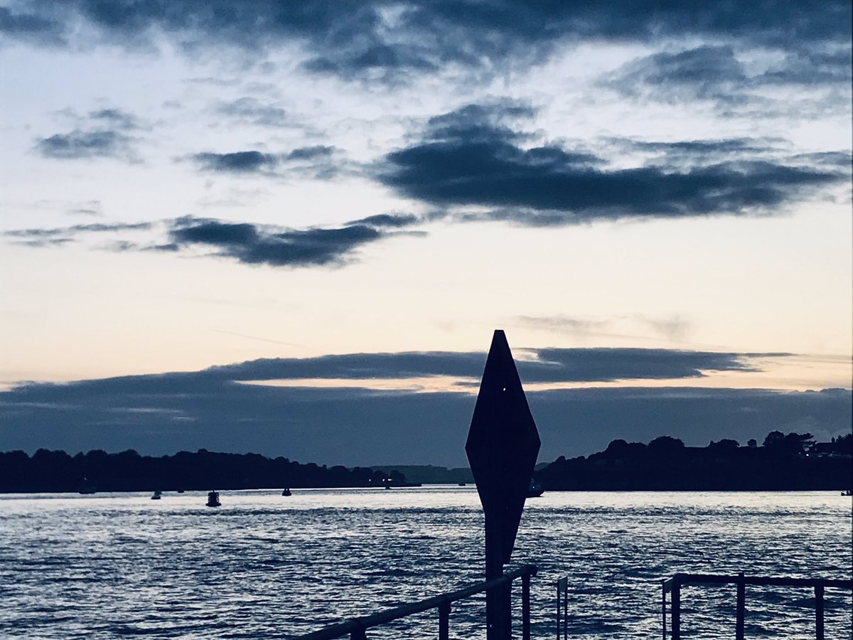 We love the summer sunsets from the island and are hoping that this weekend brings some more, before the season ends. #fingerscrossed #sunset #drakesisland #plymouthsound