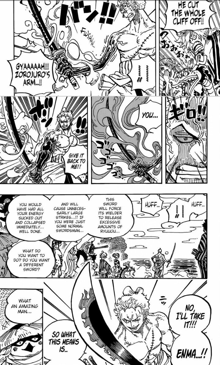 Chapter Discussion One Piece Chapter 955 Enma Page 30 Worstgen