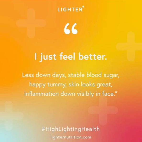 Our goal at #Lighter is to bridge the gap between a healthcare provider’s advice & a patient’s action. Seeing patients achieve better health outcomes is our ultimate wish! #highlightinghealth #nutritionprograms #registereddietitian #aclm #pcrm #plantricianproject