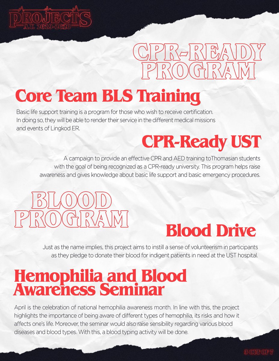 USTLingkodER's tweet photo. Want to know more about Lingkod E.R. - UST's upcoming events? Here is the lists of what to look forward to this academic year!
Visit #BOOTH29 from 8 am to 7 pm tomorrow at Plaza Mayor. Be part of a growing family and together let us serve the community. https://t.co/5tuNVxVZhW