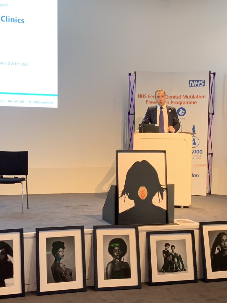 Launching England’s first-ever #NHS #FGM clinics for non-pregnant women @MattHancock says it’s important survivors are treated as a ‘person, not just a patient’ and these centres will help women recover from their trauma with tailored services under one roof #NFGMSC #EndFGM