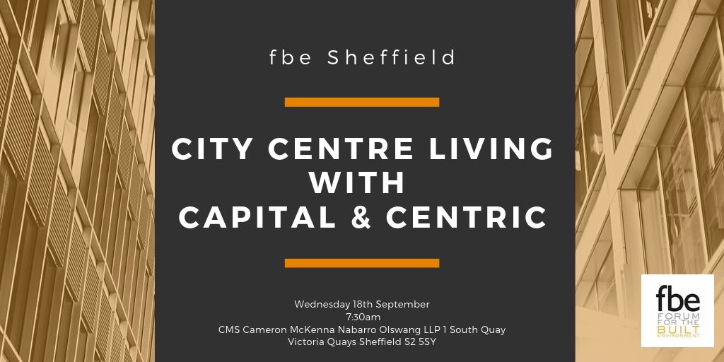 fbeonline's tweet photo. There are just a few places available for the @SheffieldFBE on 18 September with @CapitalCentric have successfully brought about better #placemaking in the #northofEngland. Please sign using this link https://t.co/4coqpoRWtD! #development #builtenvironment #sheffiel https://t.co/pEn3hAyKyT