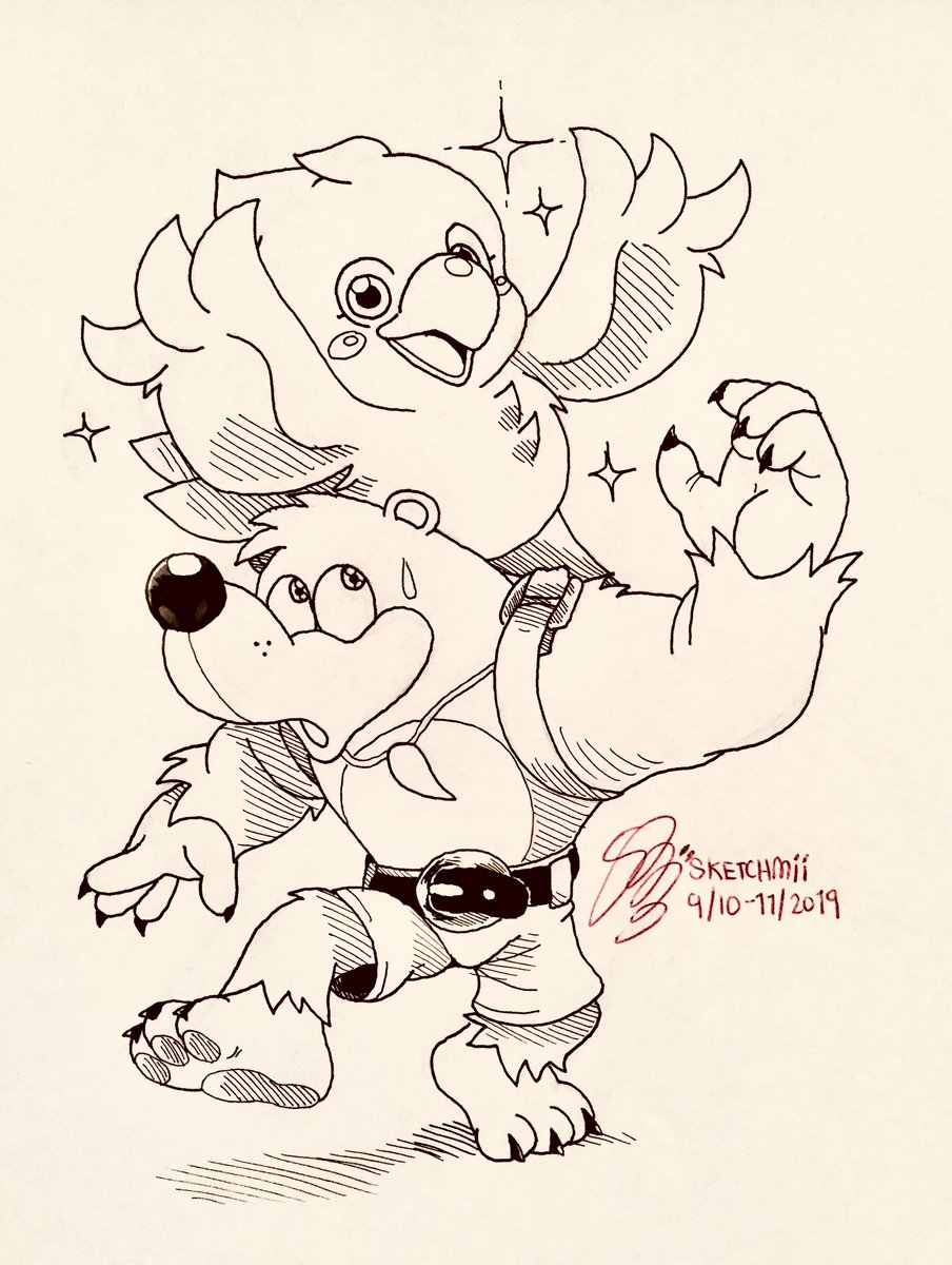 sketchmii's tweet photo. The world of #SuperSmashBros is huge and vast, which means to always remember what is from your world and what is not~

#Sketchmii #BanjoKazooie #バンジョーとカズーイ #SmashBrosUltimate #Sketchmii #NintendoSwitch #大乱闘スマッシュブラザーズ #スマブラ #FinalFantasyVII #スマブラSP https://t.co/ocDwlOlK23