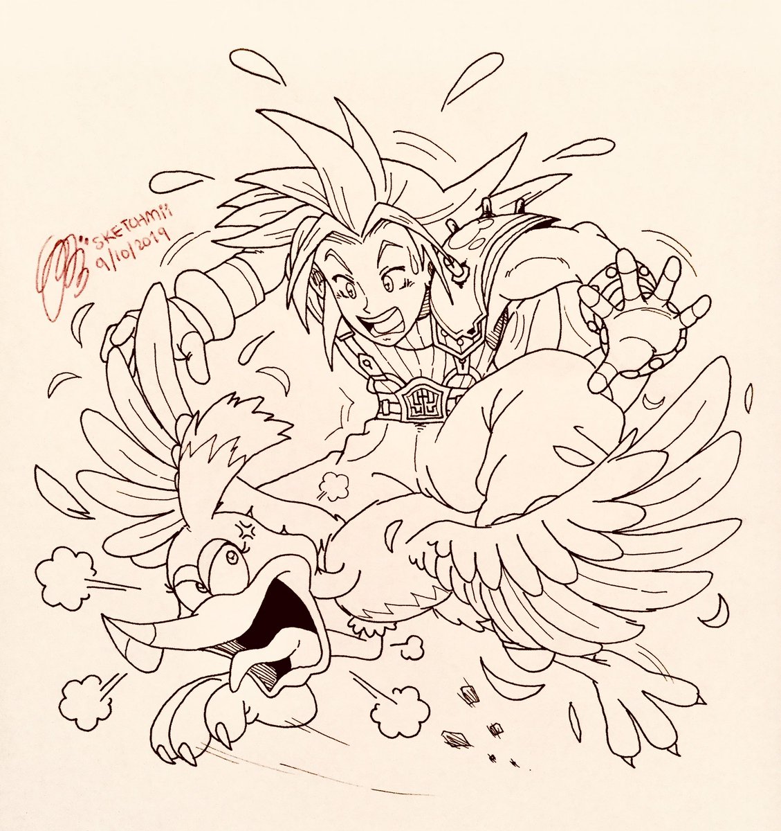 sketchmii's tweet photo. The world of #SuperSmashBros is huge and vast, which means to always remember what is from your world and what is not~

#Sketchmii #BanjoKazooie #バンジョーとカズーイ #SmashBrosUltimate #Sketchmii #NintendoSwitch #大乱闘スマッシュブラザーズ #スマブラ #FinalFantasyVII #スマブラSP https://t.co/ocDwlOlK23