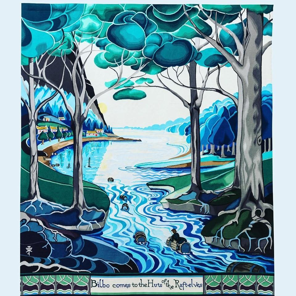 A #lordoftherings surprise awaits you as of today, at the Cité internationale de la Tapisserie in #aubusson! bit.ly/vassiviereaubu…
[based on illustrations by <a href="/JRRTolkien/">J.R.R. Tolkien</a> , woven by A2, ©️The Tolkien Estate, 1937] <a href="/Tourisme_Creuse/">Tourisme Creuse</a> #destinationNA