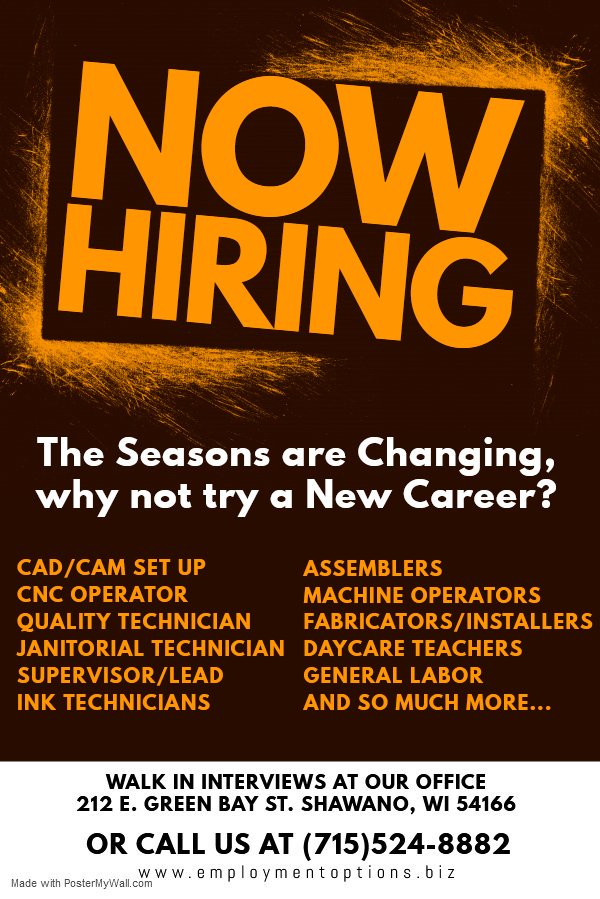 EmploymtOptions's tweet photo. https://t.co/jyNwSN28x4