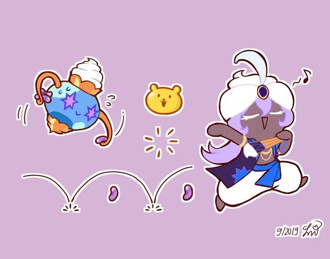 Idk I kinda really like this Lantern. It likes that one friend who helps us everyday but secretly laughs behind our back (and occasionally try to kill us) #cookierun #쿠키런 