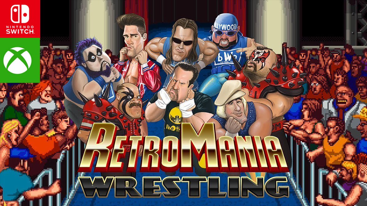RetrosoftStudio's tweet photo. BREAKING NEWS: RetroMania Wrestling is coming to the @Xbox One!

▪️ For more, see the full video announcement from @zmanbrianzane: https://t.co/oIsIr9VOgD

▪️ Press Release: https://t.co/1NDlo1aoC3

To celebrate this, we'll be giving away an #XboxOne X! Stay tuned. 🔥 https://t.co/nknIcJpNQr