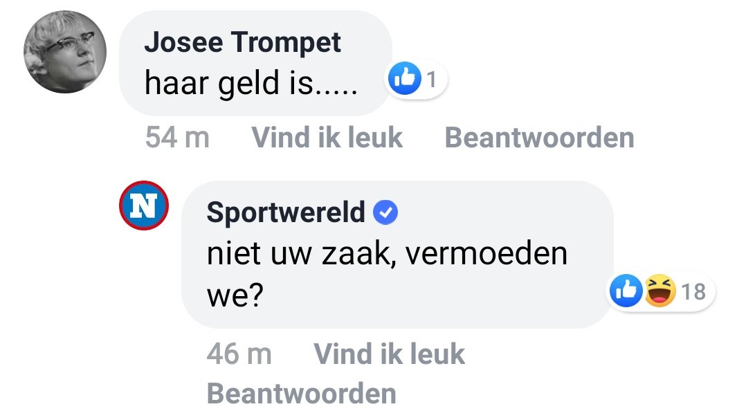 MatthDV's tweet photo. Bij @sportwereld_be reageren ze gezwind op negatieve berichten over de comeback van Clijsters. Mijn voorstel: laat alle media iemand in dienst nemen om met een kwinkslag te reageren op negatieve berichten. Facebook zal op die manier alvast een leukere plek worden. 😏 https://t.co/0Y3RUYjDrZ