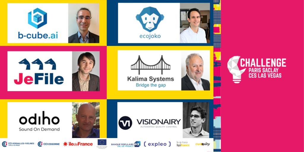 CCI_78's tweet photo. Plus que qq jours pour vous inscrire à notre Happ'Ynnov spécial Challenge #ParisSaclay #CES2020 du 17/09 à #Versailles 
Venez découvrir les innovations de nos finalistes : @ODIHO_  @KalimaSystems @jefile_app @Ecojoko https://t.co/MkVqN69a4S  et Visionairy
https://t.co/J5euEFfbRg https://t.co/GJ0xUXss8L