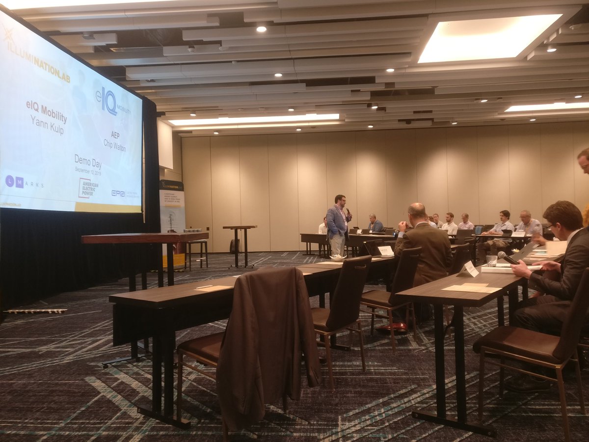 HanPage1990's tweet photo. Great to be kicking off #IlluminationLab Demo Day in Nashville with a morning session to deep dive into each #startups journey over the program @LMarks @AEPnews @EPRINews https://t.co/O12ZCVjQnb