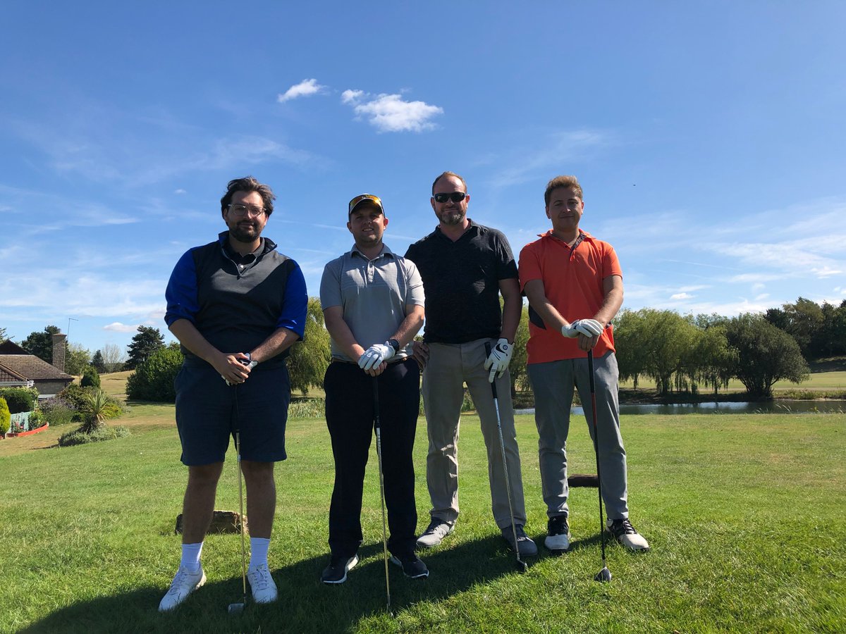BHFFChildrenEU's tweet photo. Huge thanks to @BHFamiliesUK Facilities Team, suppliers and partners, who raised an amazing £4260 at their charity Golf Day last week for our Bright Space at the Whittington Hospital! @WhitHealth @PlayTeam_Whit #DoBrightThings https://t.co/pxXy4Vs9ZL