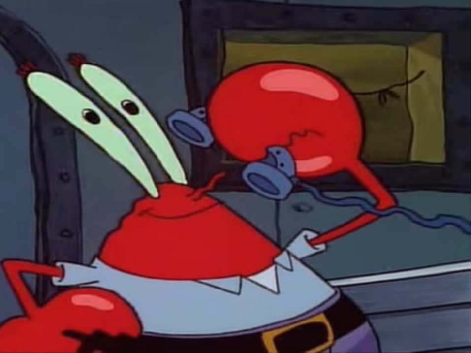 MeAmJohn's tweet photo. Ahoy There! Krusty Krab! How can I help yah! #NFID20 https://t.co/3oznKFNWFE