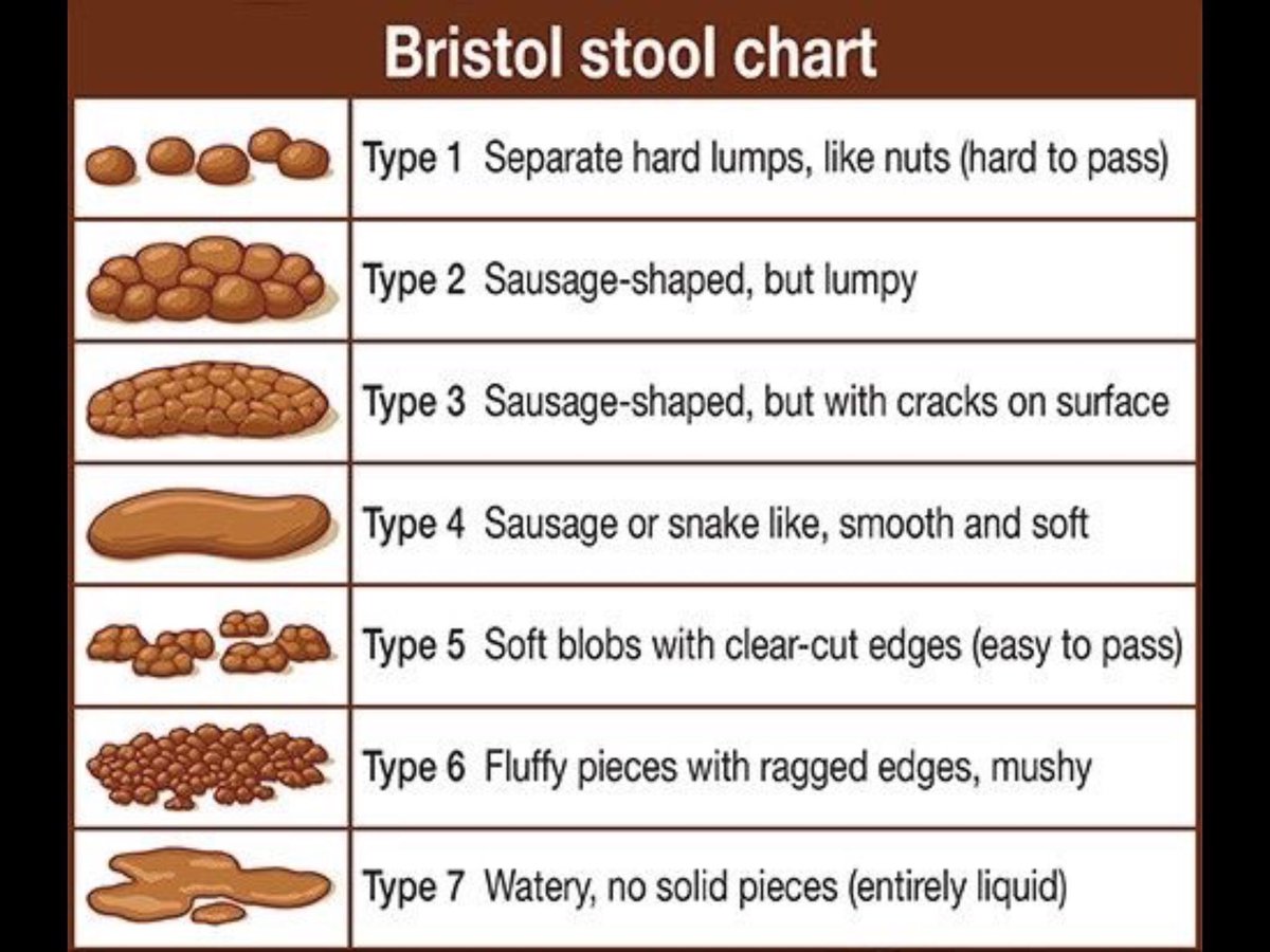 Bristol Stool Form Scale Chart