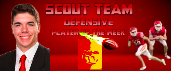 Darrinph43's tweet photo. Garrett is named the first Scout Team Player of the Week at Pitt State.  Congratulations! https://t.co/h6XW66Z5UW