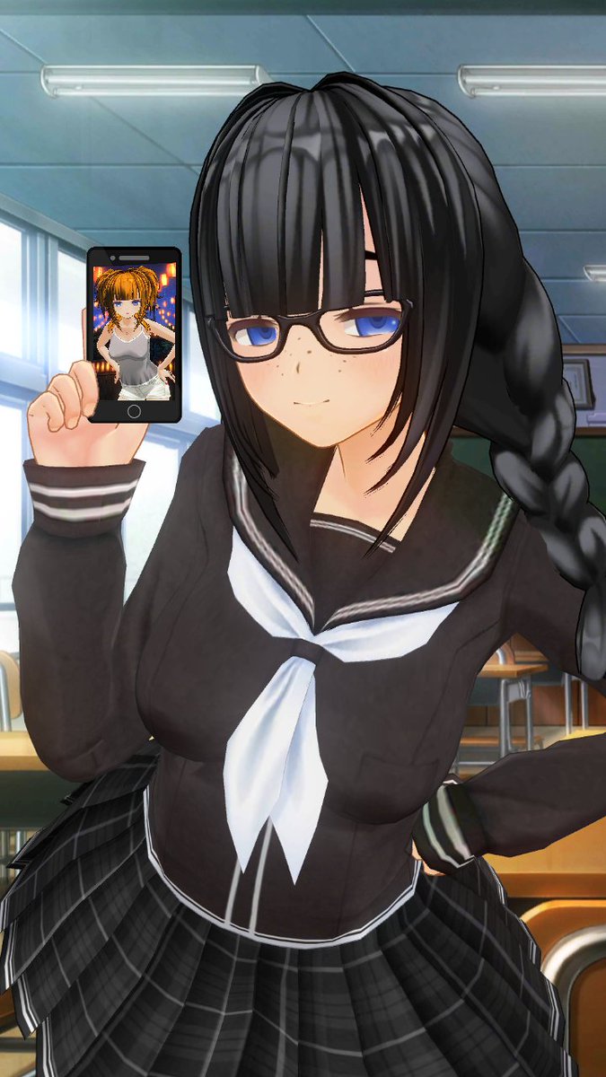 プロトン奉行 Ar Twitter 奉行ccキャラ紹介 カスタムキャスト 初掲載時のツイートが消えてたので新しい解説文を書く B版時代に作った最古参級キャラ 野暮ったい三つ編み眼鏡っ娘 ただし中身まで見た目通りとは限らない