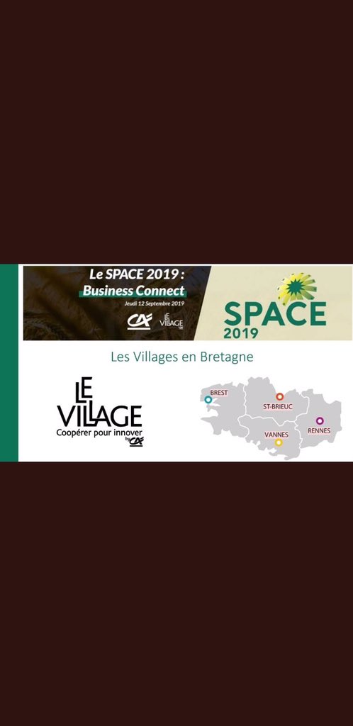 2eme étape de la learning expédition <a href="/LeVillagebyCA/">Le Village by CA</a> au <a href="/SPACERennes/">SPACE</a> avec <a href="/tell_elevage/">Tell-Elevage</a> lauréat Innov’Space 2019.
Solution d’audit de bâtiments d’élevage accompagnée par <a href="/VillageCABrest/">Le Village by CA Finistère</a>