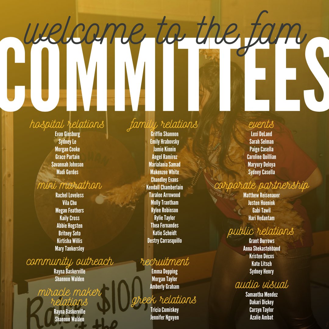 Hey Alexa, play We Are Family! 🌟🎗
We are so excited to welcome these incredible student leaders to our Miracle Fam and cannot wait to spend the year learning and growing together.