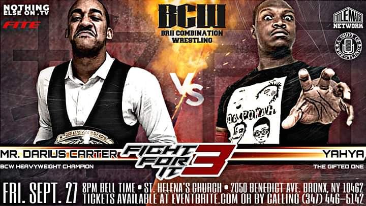 MrDariusCarter's tweet photo. ~ UPCOMING DATES ~

9/21 - @WOWPROWRESTLING #KONY (#KONY2019; 1st #WorldTitle Defense V. @realKILLERkross)
9/27 - @BCW_Wrestling_ #FightForIt3 (#6thDefense V. @BigTimeYah)
9/28 - @xBattleClubPro #AnythingYouCanDo (#TheRematch / #RoundII V. @JordynneGrace)
10/5 - @CapitolWrestlin https://t.co/ncf9iKjTMw