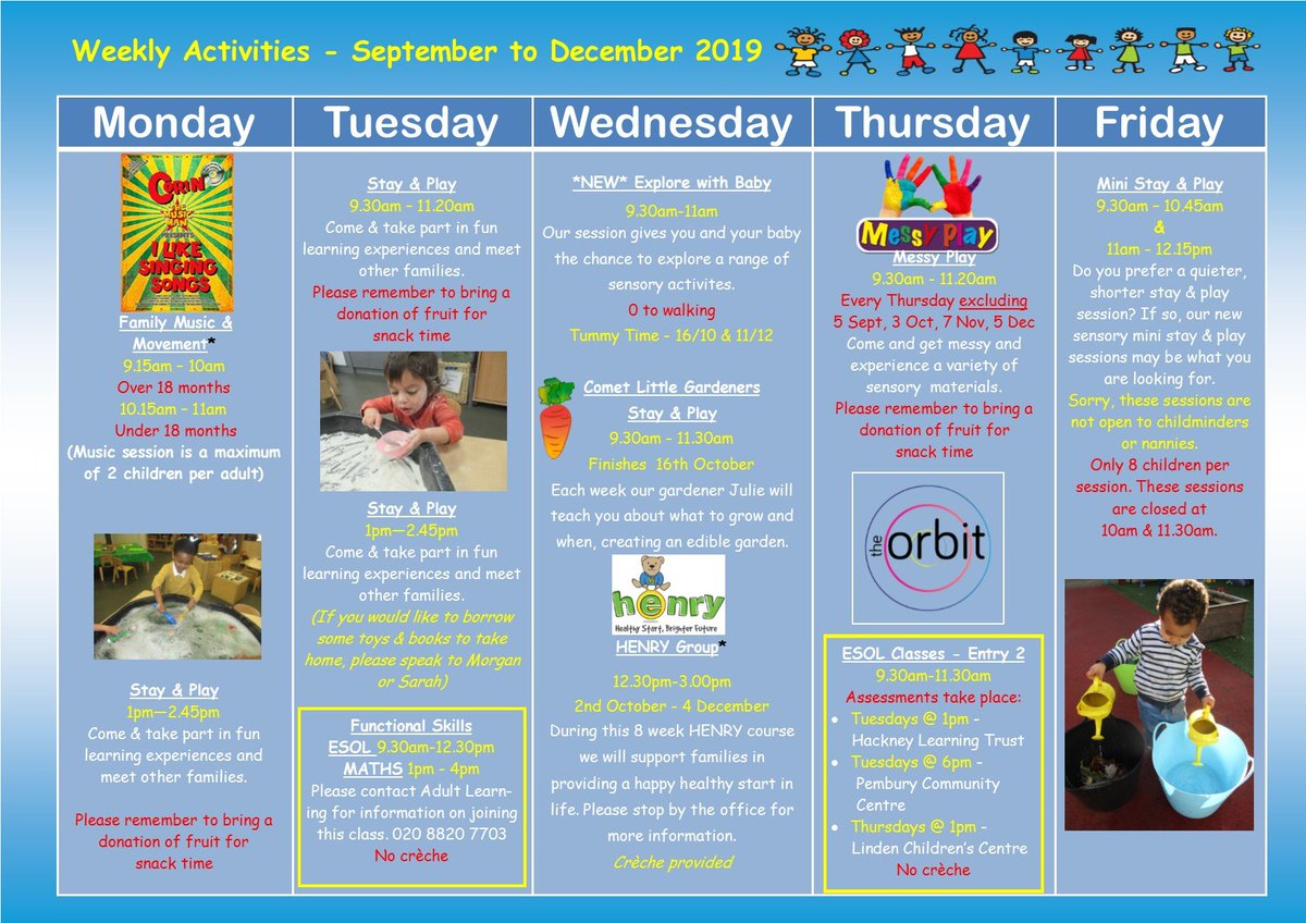 Comet Nursery School & Children's Centre tweet media