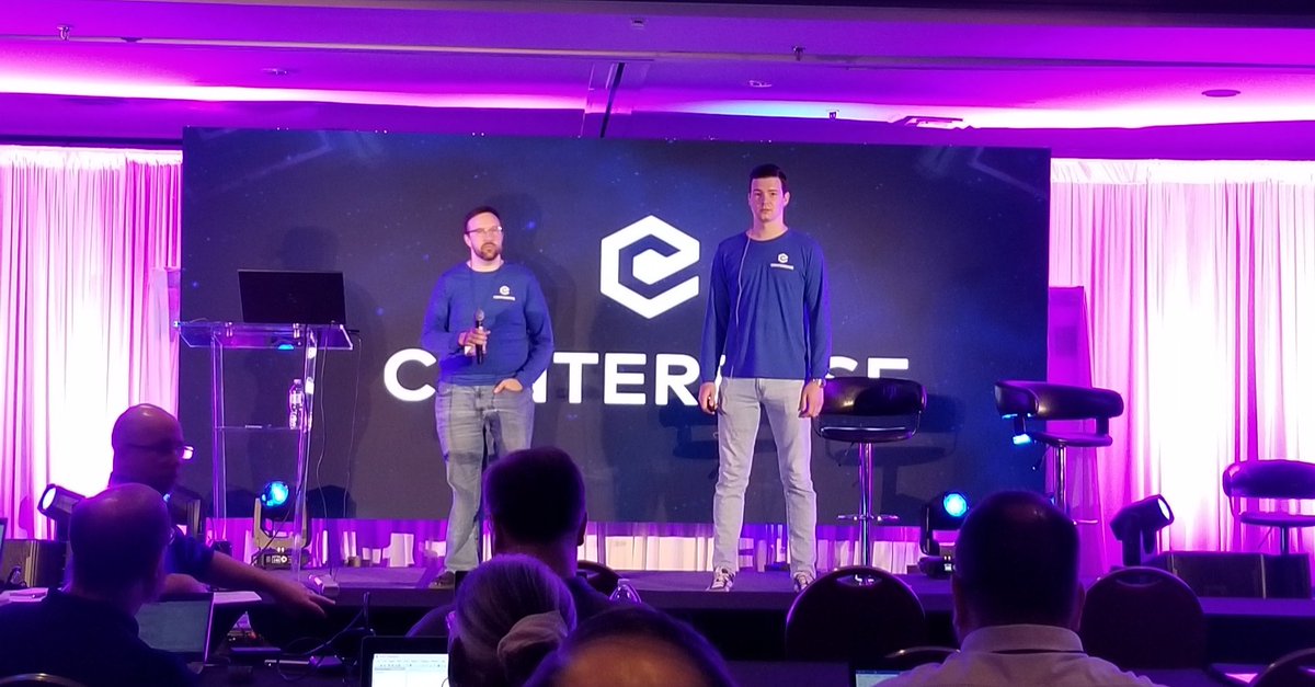 wayres's tweet photo. Quick start implementation with Andrew and Rob #CenterbasePC2019 https://t.co/c2sQfsSkLK