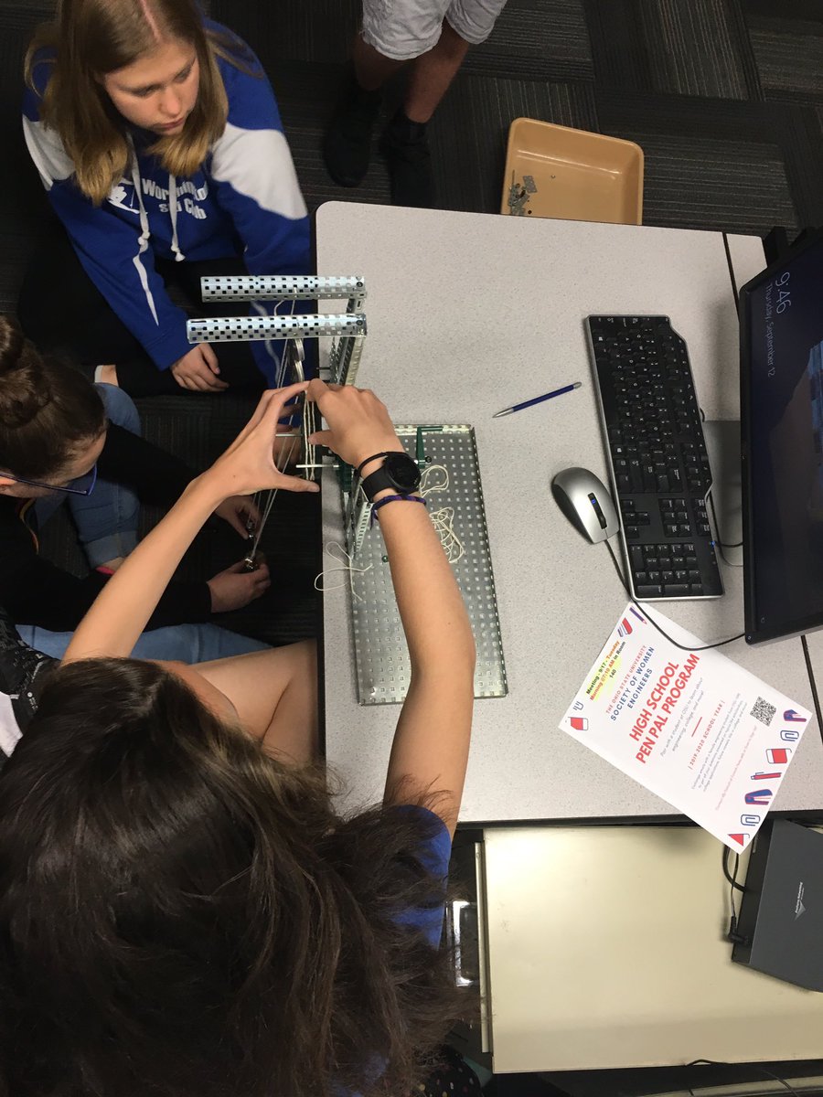 wkhsengineering's tweet photo. Pulley, axle, inclined plane...these POE students are up for the Design Challenge. #itsworthit @WKHSWolves #PLTW #BeTheOne https://t.co/2BXAzIZwd8