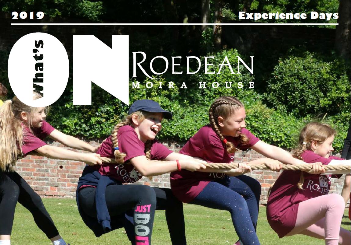Join us for some amazing experience days at RMH. Find out more and book a place by contacting admissions@roedeanmoirahouse.co.uk