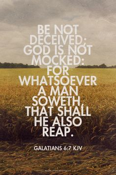 Rev_Terry_Moore's tweet photo. [Galatians6:7]Be not deceived; God is not mocked: whatsoever7:12]Therefore all things whatsoever ye would that men should do to you, do ye even so to them [Luke 6:31]as ye would that men should do to you, do ye also to them https://t.co/ssshG7RiJP
