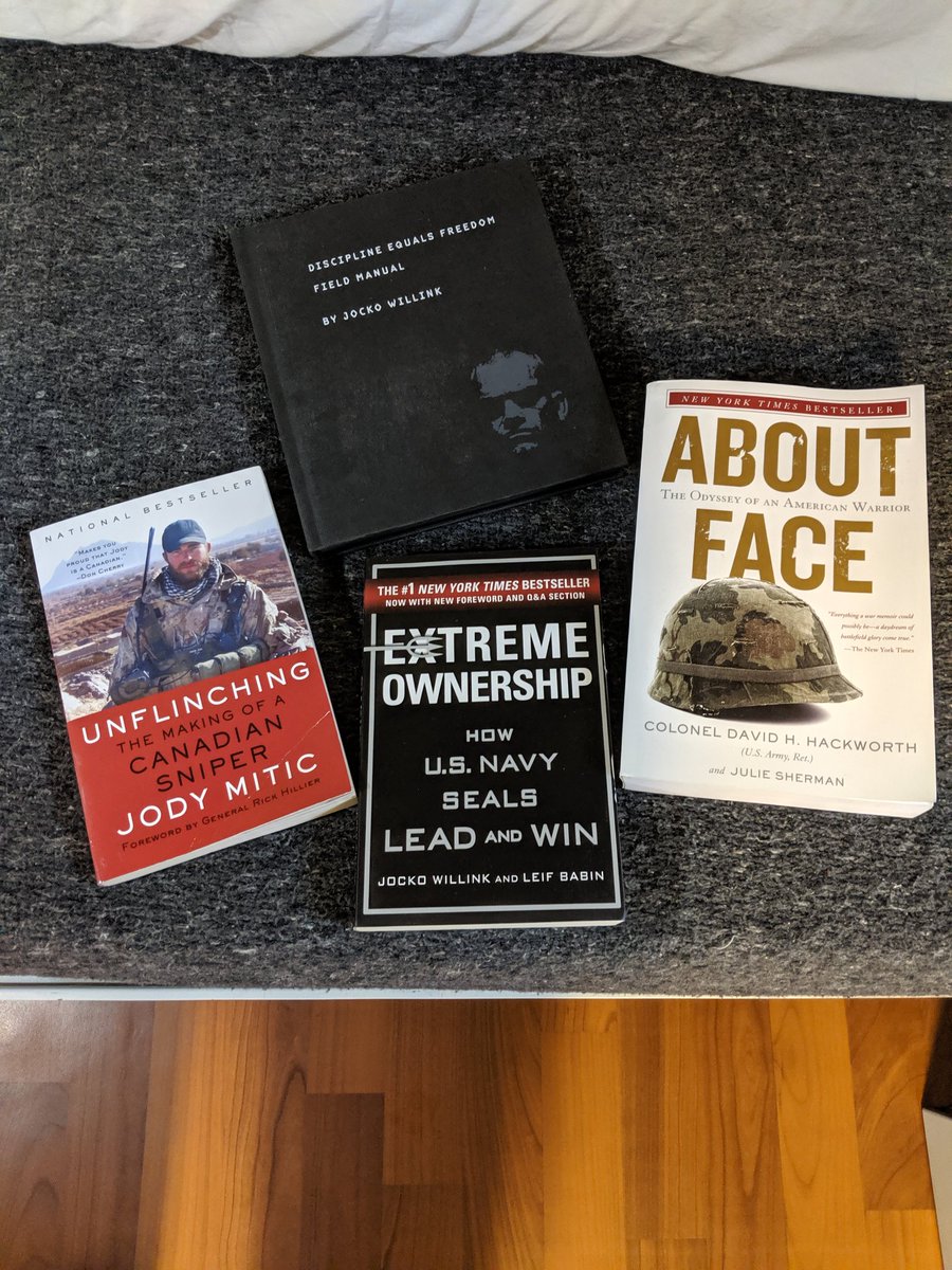 pauljamesharper's tweet image. Just arrived in the mail pouch. As recommended on the Jocko Podcast by @jockowillink and @echocharles #BackToTheBook