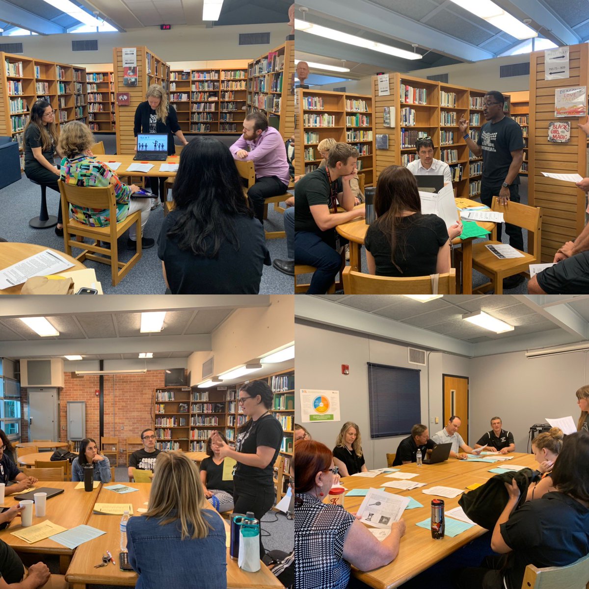 Doing what we do best; showcasing the incredible AVID work our teachers put in with an AVID gallery walk of student work & tips for strategy use! 📓✏️#EastsideVerticalTeam #AISDgamechangers @AustinISDAVID @craigsshapiro @EMHSAustinISD @InternationalHS @AllisonES2 @Ortega_AISD