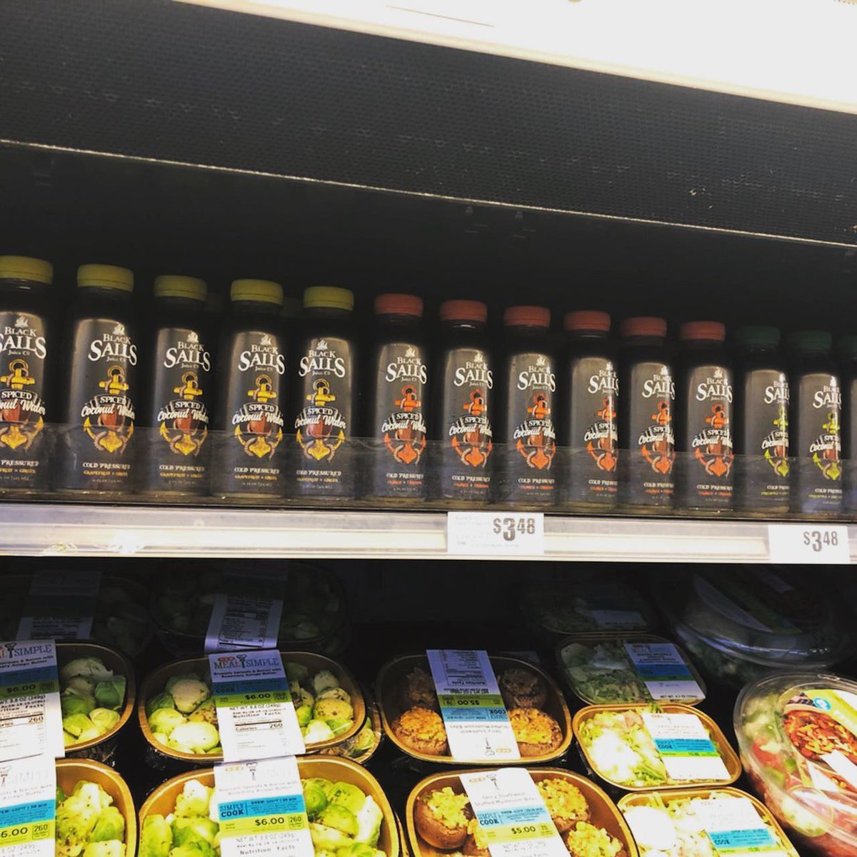 ShelleySMatt's tweet photo. Thank you #HEB for bringing @drinkblacksails to the US!! It is so delicious and fresh!!  I’m filling up my cart!! https://t.co/2KhQqcb5rI