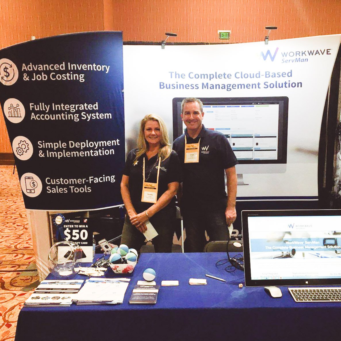 ServManSoftware's tweet image. We are proud to be a silver sponsor for the #NexstarNetworkSuperMeeting2019 in San Antonio, TX! Stop by our booth and meet our #WorkWaveServman Account Executives, Sandra Gumula and Chad Ostiguy!

 #WorkWave #NexstarNetwork