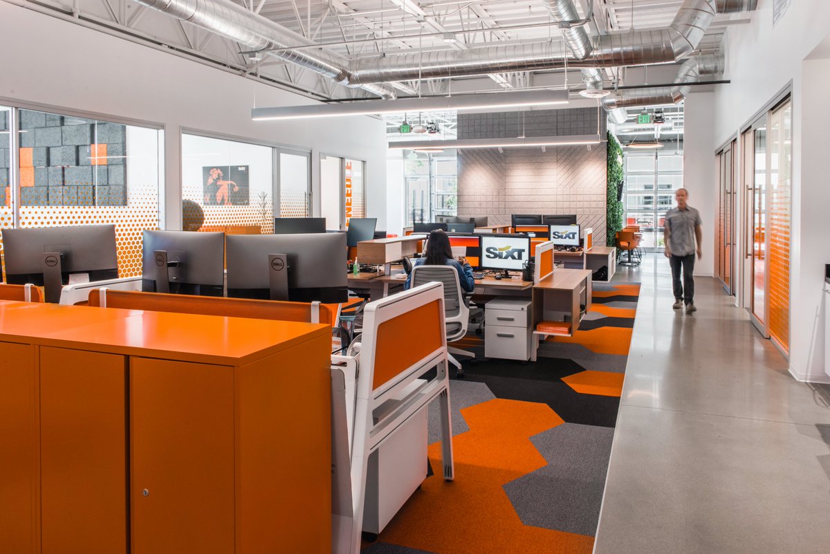 Multinational car rental agency Sixt recently opened their new office in Long Beach, created by Citron Design Group. BAUX Acoustic Panels and 3D Pixels feature heavily, creating a flexible workspace designed for future growth. #interiordesign 

baux.se/acoustic-case/…